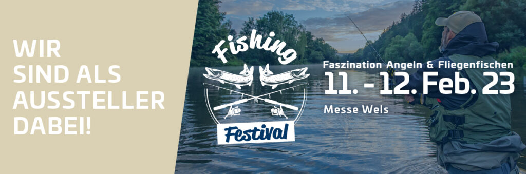 Fishing Festival Banner - Wir sind als Aussteller dabei