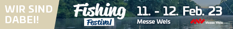 Fishing Festival Banner - Wir sind als Aussteller dabei